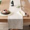DII® 108" Tonal Recycled Cotton Slubby Rib Table Runner